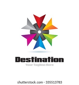 Final Destination Icon Logo Element