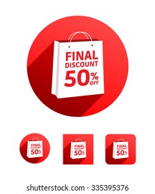 Final Discount 50% Off Shopping Bag