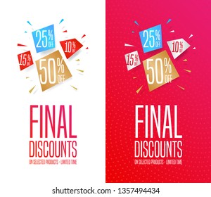 Final Discounts Banners