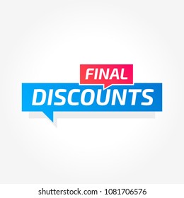 Final Discounts Commercial Tag