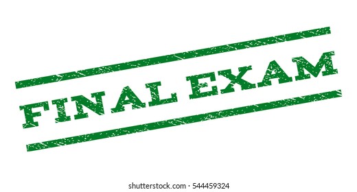 Final Exam Watermark Stamp Text Caption Stock Vector (Royalty Free ...