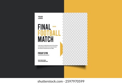 Final Football Match Event Flyer Template