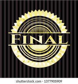 Final golden badge