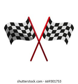 final lap flags icon image 