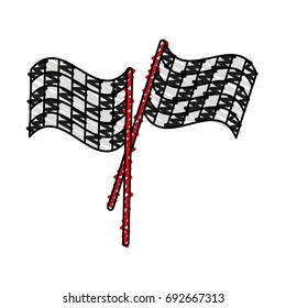 Final Lap Flags Icon Image