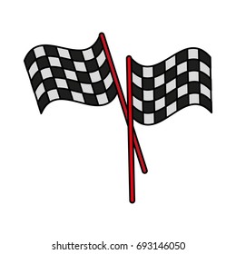 Final Lap Flags Icon Image