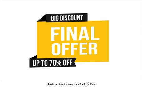oferta final até 70% de desconto grande