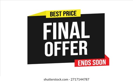 a melhor oferta final termina em breve