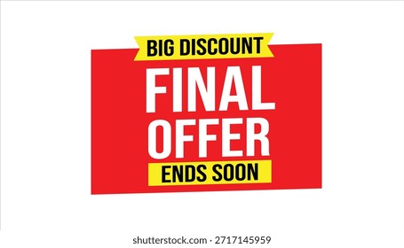 oferta final grande desconto termina em breve