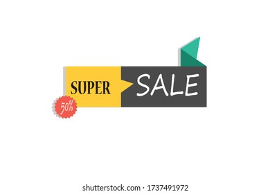 Final sale banner, discount tag, special offer. Website sticker on a white abstract background Vector illustration