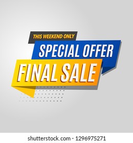 Final Sale Banner Modern Template