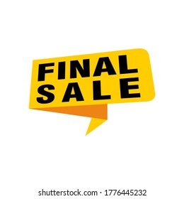 Banner de venta final, antecedentes de afiches. Gran venta, oferta especial, descuentos, ilustración vectorial