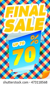 Final sale banner. Final Sale Banner Template. Abstract Modern Banners