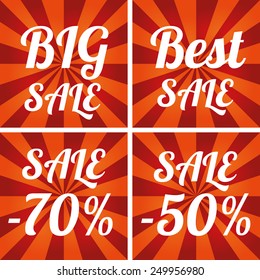 Final sale. Big Sale design template.