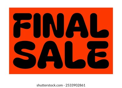 Venda final. Desconto, apuramento, promoção, compras, última chance, marketing, varejo, oferta especial, banner vermelho, e-commerce, queda de preço, ofertas, tempo limitado.