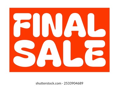 Venda final. Desconto, apuramento, promoção, compras, última chance, marketing, varejo, oferta especial, banner vermelho, e-commerce, queda de preço, ofertas, tempo limitado.