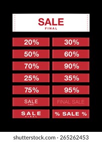 Final sale. Fashion labels.