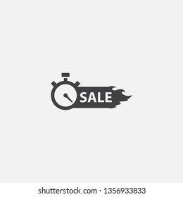 final sale Glyph icon. Simple sign illustration. final sale symbol design. Can be used for web, print and mobile