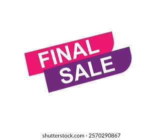 Final Sale text label, super sale