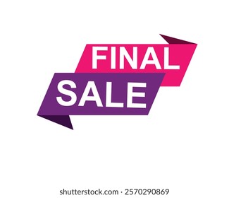 Final Sale text label, super sale