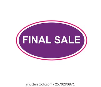 Final Sale text label, super sale