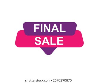 Final Sale text label, super sale