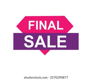 Final Sale text label, super sale