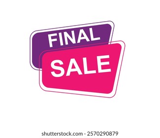 Final Sale text label, super sale