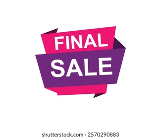 Final Sale text label, super sale