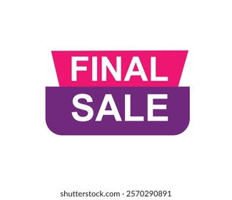 Final Sale text label, super sale