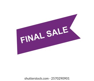 Final Sale text label, super sale