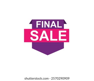 Final Sale text label, super sale