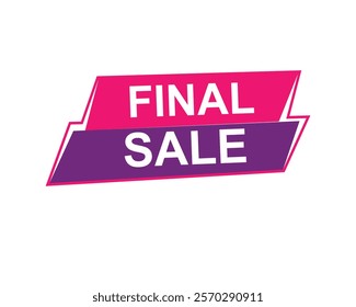 Final Sale text label, super sale