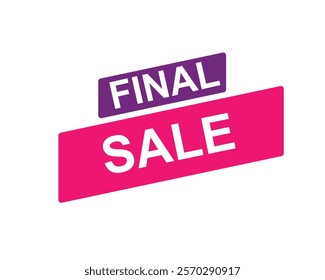 Final Sale text label, super sale