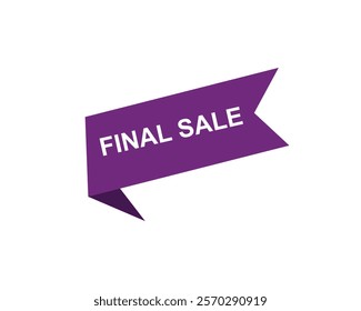 Final Sale text label, super sale