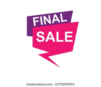 Final Sale text label, super sale