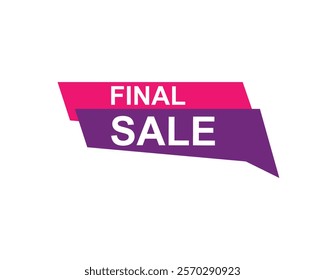 Final Sale text label, super sale