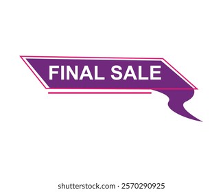 Final Sale text label, super sale