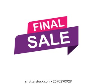 Final Sale text label, super sale