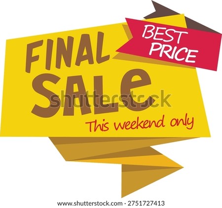 Final sale this weekend only best price