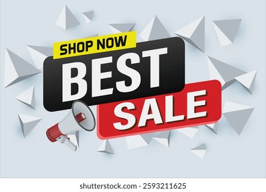 final sale word mega phone concept vector illustration and 3d style, landing page, template, ui, web, mobile app, poster, banner, flyer, background, gift card, coupon, label, wallpaper

