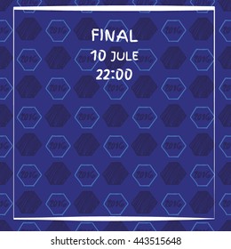 Final set for football.