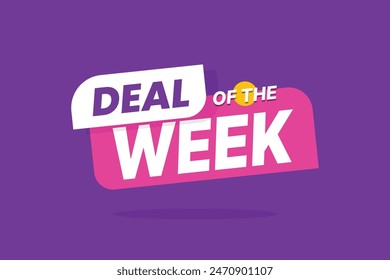 Final week sale promotion with great deal offer. Weekly sale special offer poster.