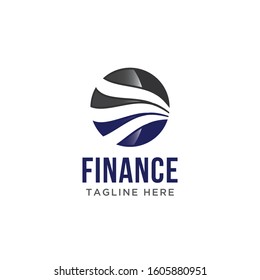Finance Abstract Logo and Icon Vector Template