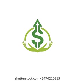 finance abstract logo modern style