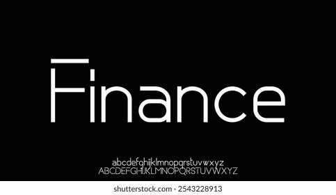 Finance, Abstract sport modern alphabet fonts. Typography technology electronic sport digital game music future creative font. vector illustration