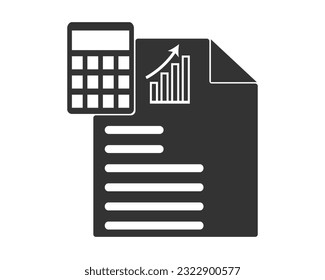 Finance and accounting Icons and Symbols.  Financial Accounting Icon Images, Stock Photos Vectors. The vector is best. Finance Icon Stock  Images.