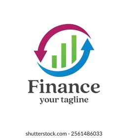 Finance accounting logo design. Icon design