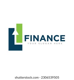 Ilustración de diseño de logotipo de finanzas y contabilidad