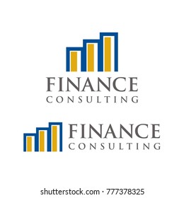 Finance, accounting logo design template vector illustration